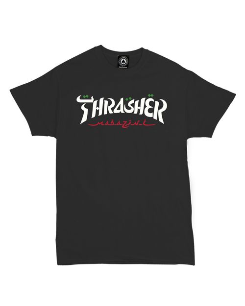 THRASHER T-SHIRT MEN CALLIGRAPHY