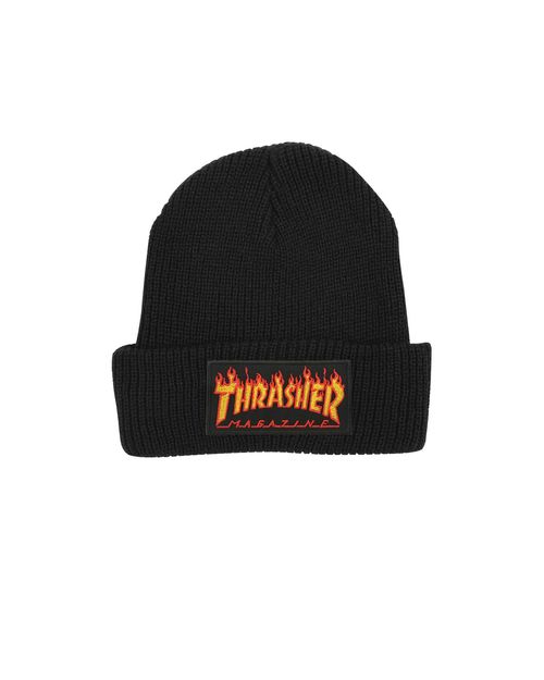 THRASHER BEANIE FLAME PARCHE