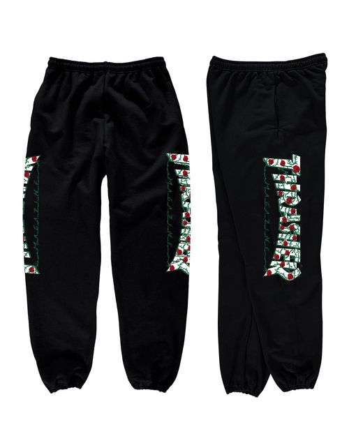 THRASHER SWEATPANTS ROSES