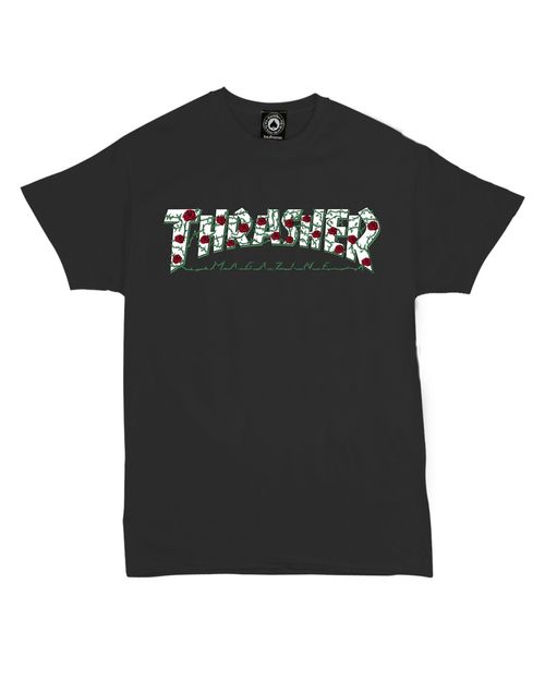 THRASHER T-SHIRT WOMEN ROSES