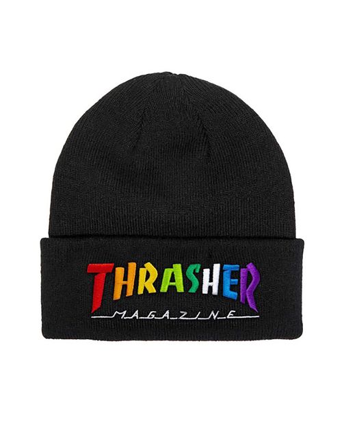 THRASHER BEANIE MAG RAINBOW