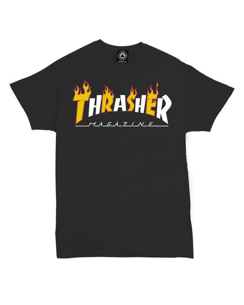 THRASHER T-SHIRT MEN FLAME X MAG