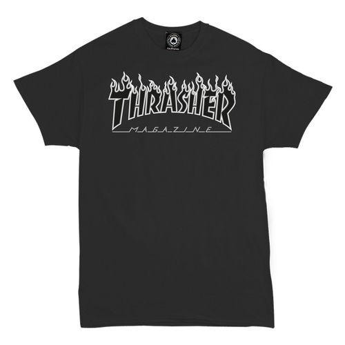 THRASHER T-SHIRT FLAME PATRIOT 2