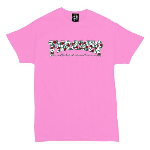 THRASHER T-SHIRT MEN ROSES