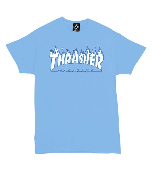 THRASHER T-SHIRT SKY FLAME