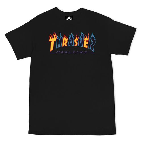 THRASHER T-SHIRT DOUBLE FLAME