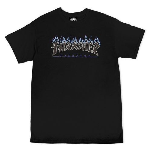 THRASHER 	 T-SHIRT MEN GODZILLA CHARRED