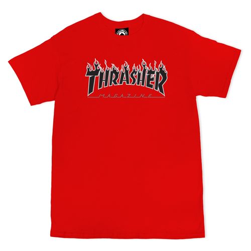 THRASHER T-SHIRT FLAME PATRIOT 2
