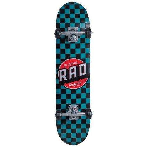 SKATE COMPLETO PROGRESSIVE CHECKERS RAD BLACK TEAL 7.75