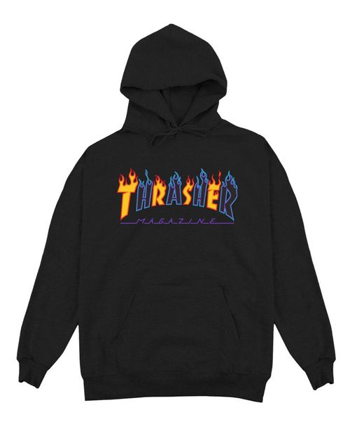 THRASHER HOODIE MEN DOUBLE FLAME