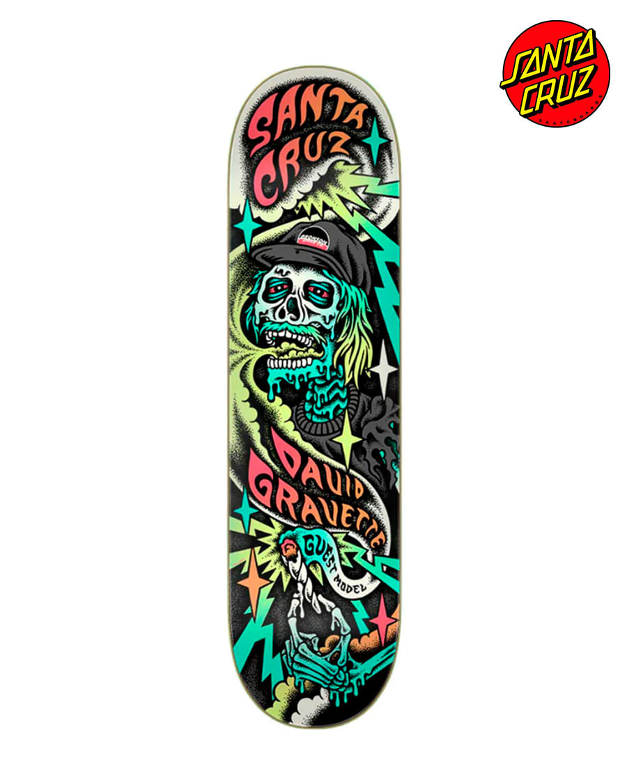 deck santa cruz pro model david gravette 8.3