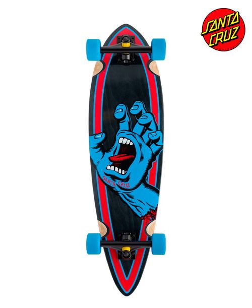 SURFSKATE SANTA CRUZ SCREAMING HAND NEGRO 9.20