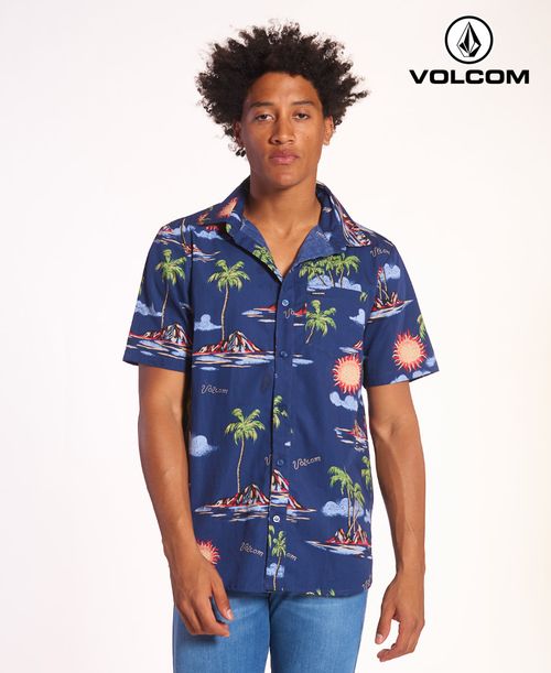 VOLCOM CAMISA ISLAND TIME