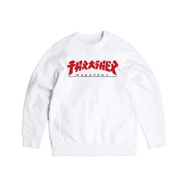 THRASHER CREWNECK MEN GODZILLA