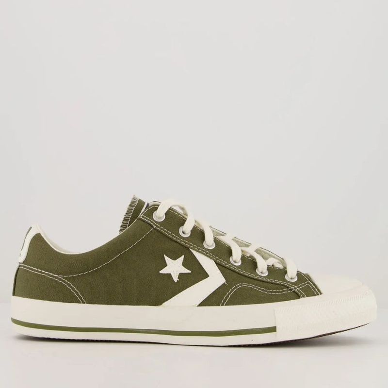 Zapatillas converse star outlet player nylon - verde-militar