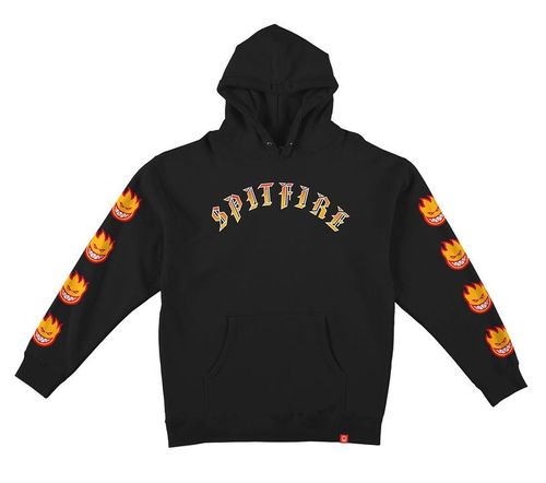 SPITFIRE  HOODIE OLD E BIGHEAD FILL SLEEVE