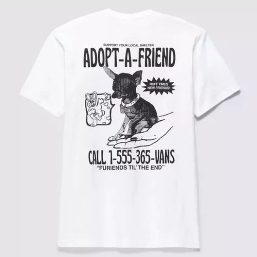 VANS REMERA ADOPT A FRIEND