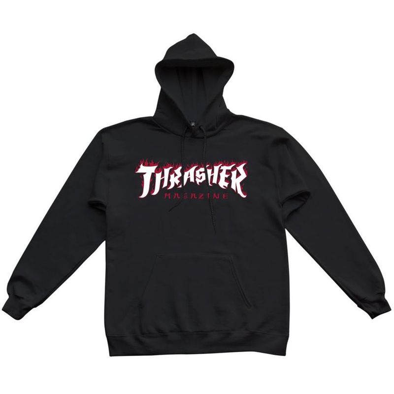 Hoodie thrasher gris online