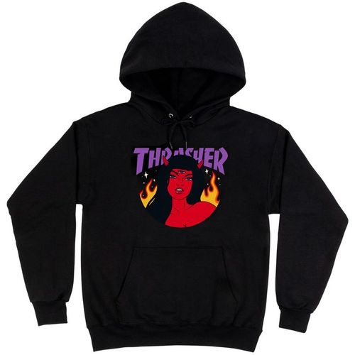 THRASHER HOODIE ROJO LOGO