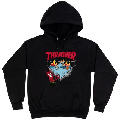 THRASHER MEN HOODIE NECKFACE