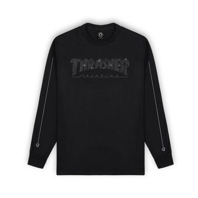 T-SHIRT LONG SLEEVE THRASHER WEB