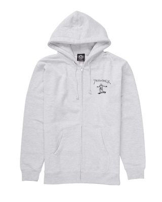 THRASHER HOODIE ZIP GONZO