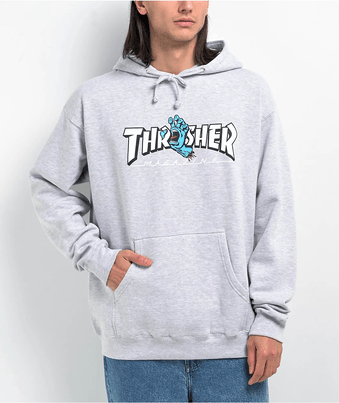 SANTA CRUZ HOODIE THRASHER NEGRO