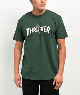 Remera best sale thrasher blanca