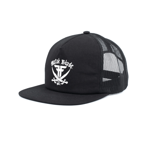 FALLEN CAP METAL BLADE TRUCKER HAT