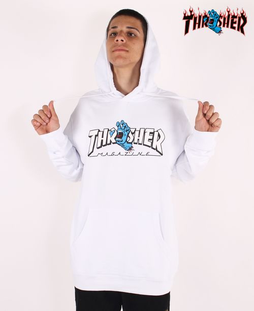 SANTA CRUZ HOODIE THRASHER NEGRO