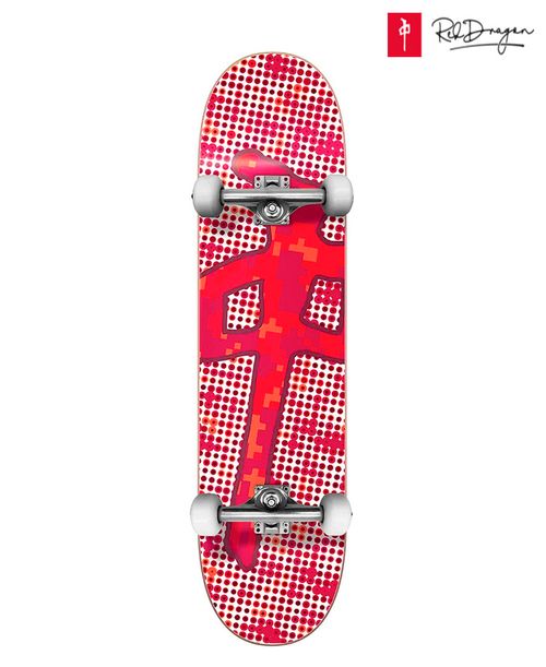 RED DRAGON SKATE COMPLETO FIRE DIGI CHUNG