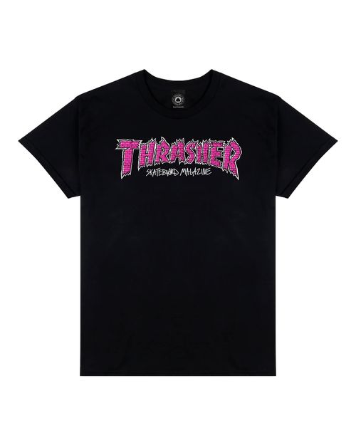 THRASHER T-SHIRT MEN BRICK