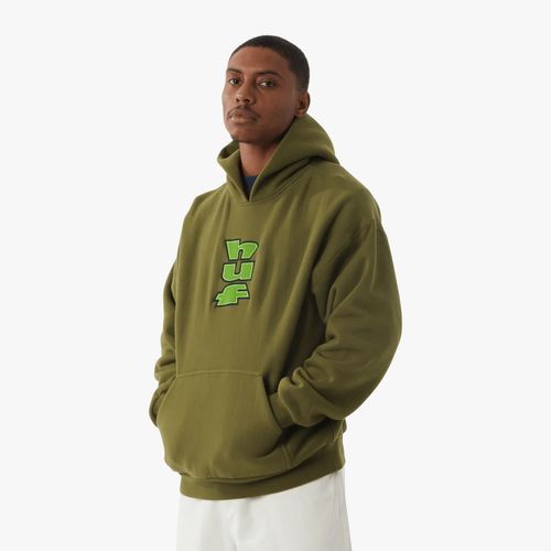 HUF HOODIE BENTON HEAVYWEIGHT FLEE