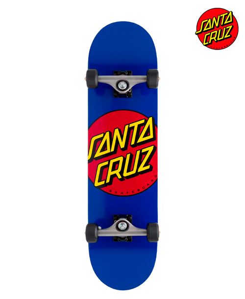 SANTA CRUZ SKATE COMPLETO CLASSIC LOGO AZUL 8"