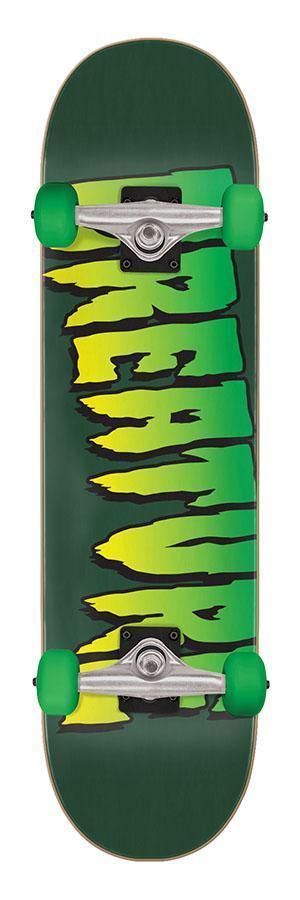 CREATURE SKATE COMPLETO LOGO VERDE 8"