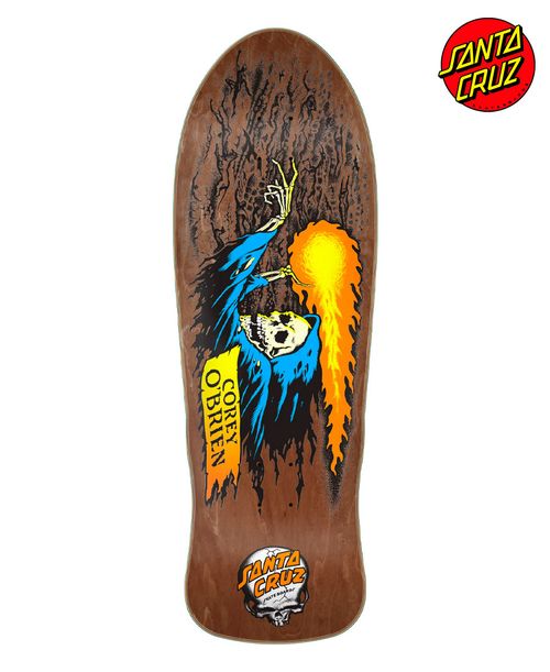 SANTA CRUZ DECK OBRIEN REAPER REISSUE MARRON 9.85