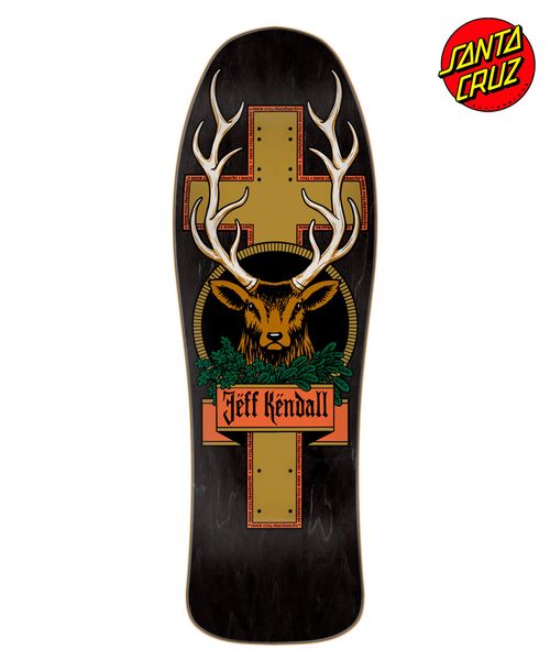 SANTA CRUZ DECK JAGERMEISTER REISSUE NEGRO/DORADO 10.18