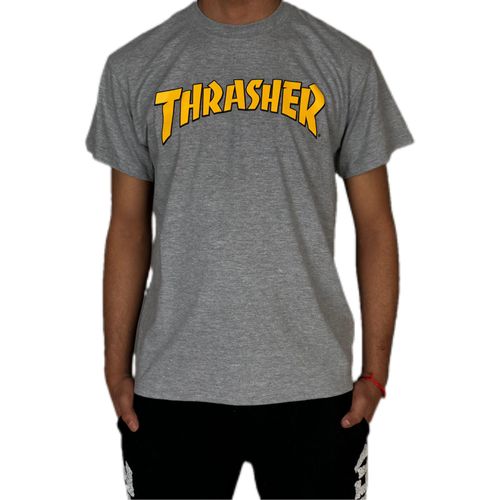 THRASHER T-SHIRT MEN COVER LOGO