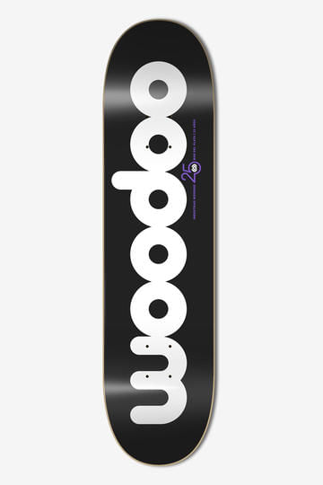 WOODOO DECK INSTITUCIONAL NEGRO 8.5