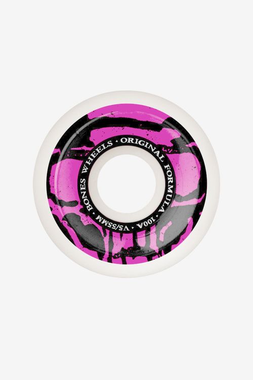 BONES RUEDAS MUMMY SKULLS 55MM V5 ROSA