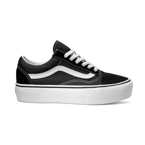VANS OLD SKOOL PLATFORM BLACK/WHITE 4.5