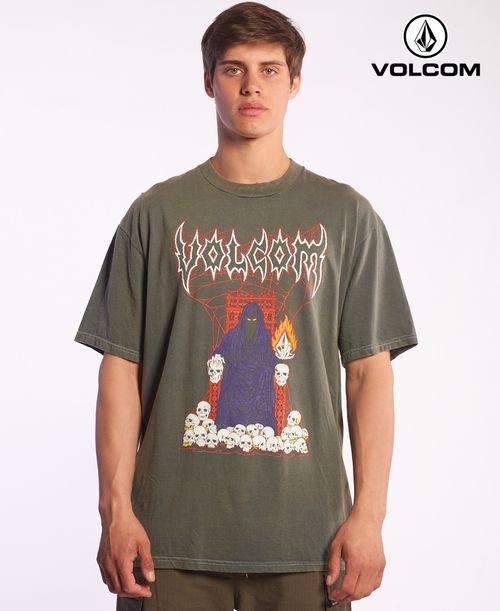 VOLCOM REMERA ACID LORD MARRON XXL