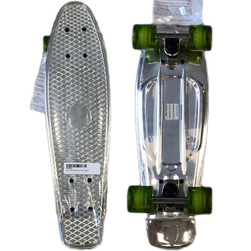 EZ LIFE PENNYBOARD METALIZADO PLATEADO