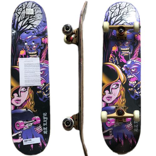 EZ LIFE SKATE COMPLETO ZOMBIES VIOLETA
