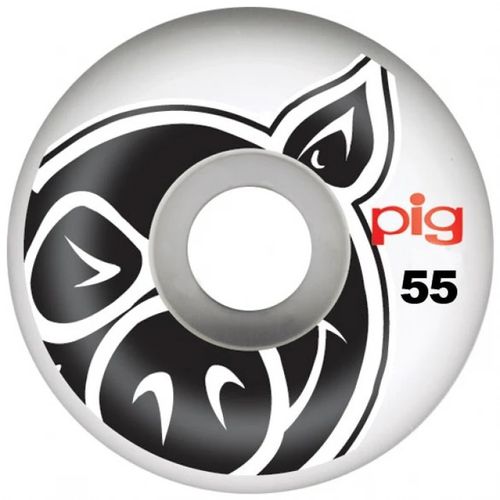 PIG HEAD RUEDAS PROLINE NATURAL NEGRO/BLANCO 55MM