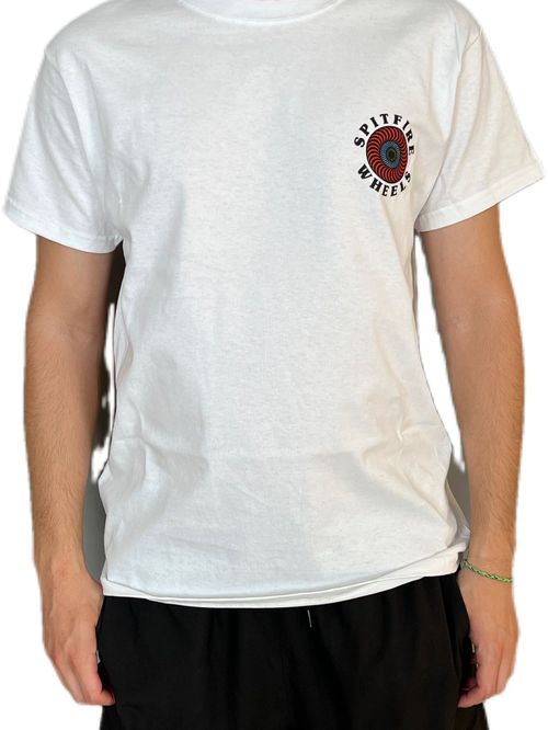 SPITFIRE T-SHIRT OG CLASSIC FILL BLANCO LARGE