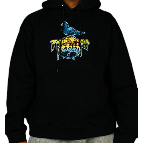 THRASHER HOODIE MEN COVER THE EARTH