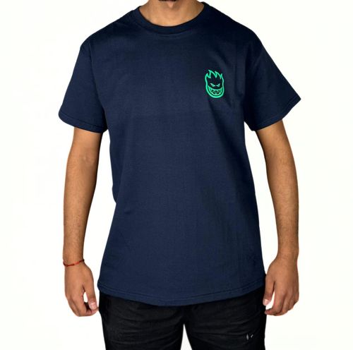 SPITFIRE T-SHIRT MEN FLORAL BIGHEAD MARINO LARGE