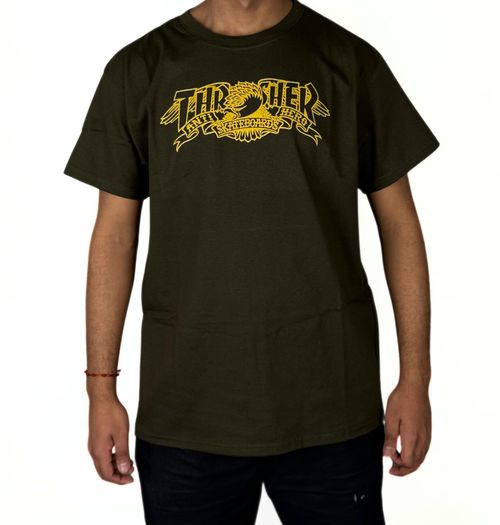 THRASHER  T-SHIRT MEN MAG BANNER