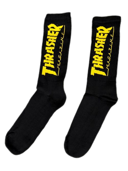 TH SOCKS THRASHER MAG PACK X2 BLANCO ROJO/NEGRO AMARILLO
